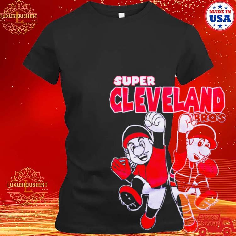 Cleveland Baseball Super Rosario Bros. T Shirt XLarge