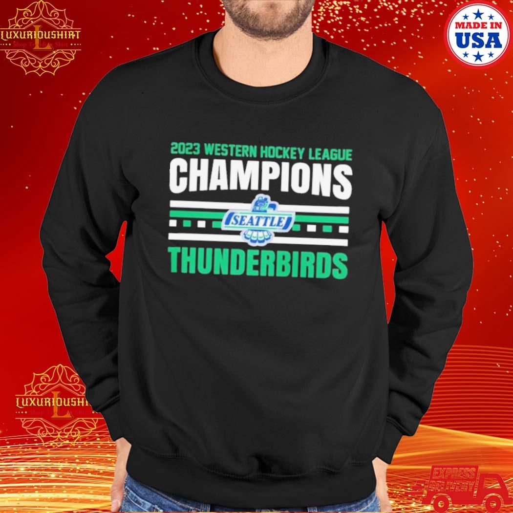 Official Whl Seattle thunderbirds 2023 champions city crewneck t