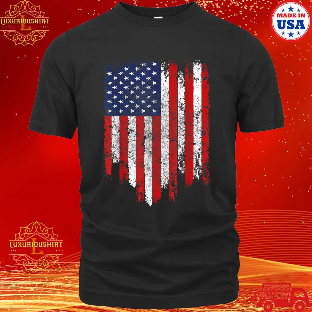 Official uSA Flag American Flag United States of America 4th of July T-Shirt