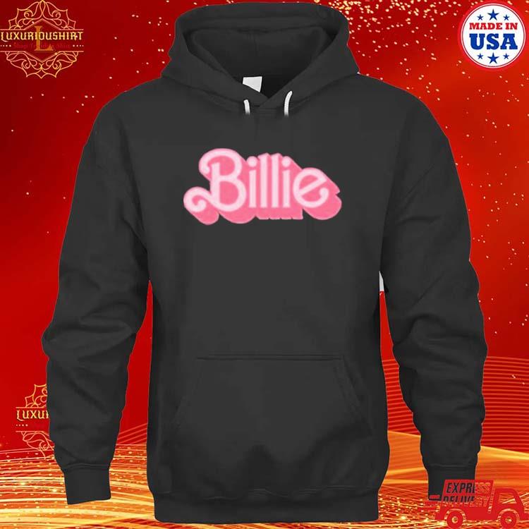 Official Billie Eilish Barbie Merch Barbie X Billie Eilish Black Shirt hoodie