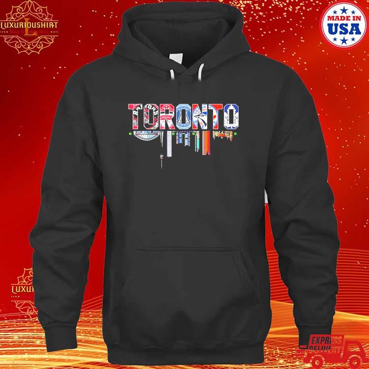 Official City Toronto Skyline Sports Teams Retro Shirt hoodie