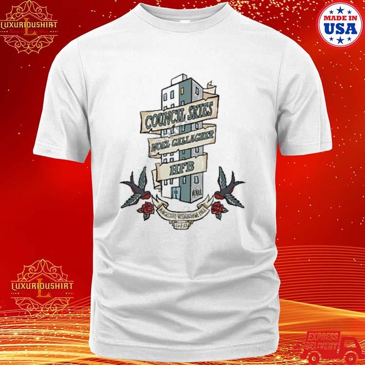 Official Council Skies Noel Gallagher Hfb Shirt