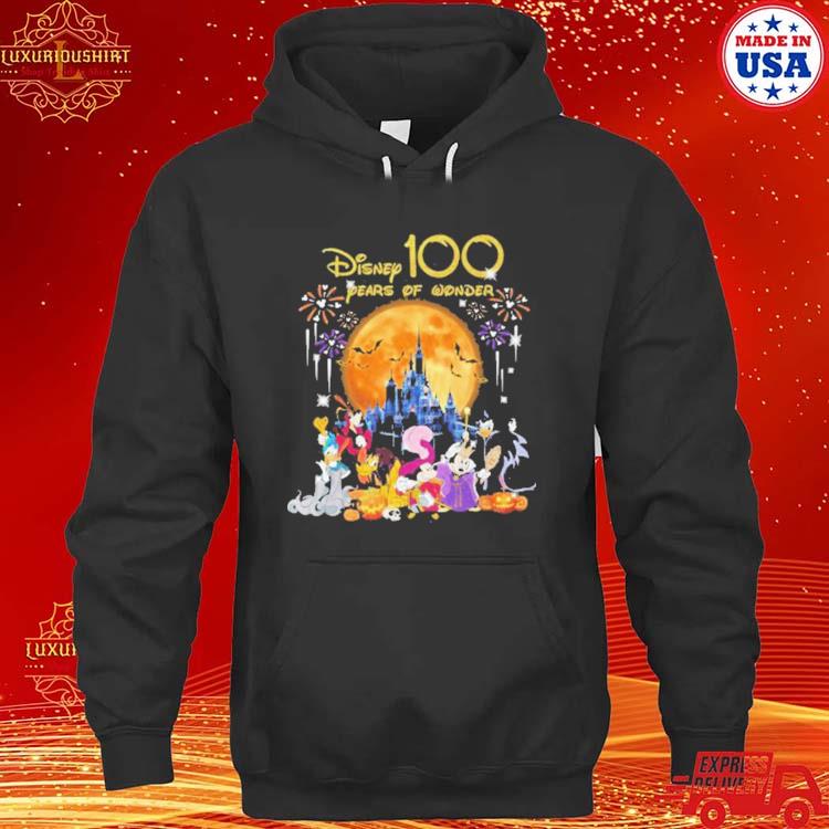 Official Disney 100 Years Of Wonder Halloween T Shirt hoodie