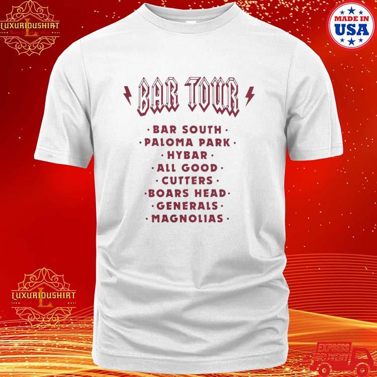 Official Georgia Bulldogs Uga Bar Tour Shirt