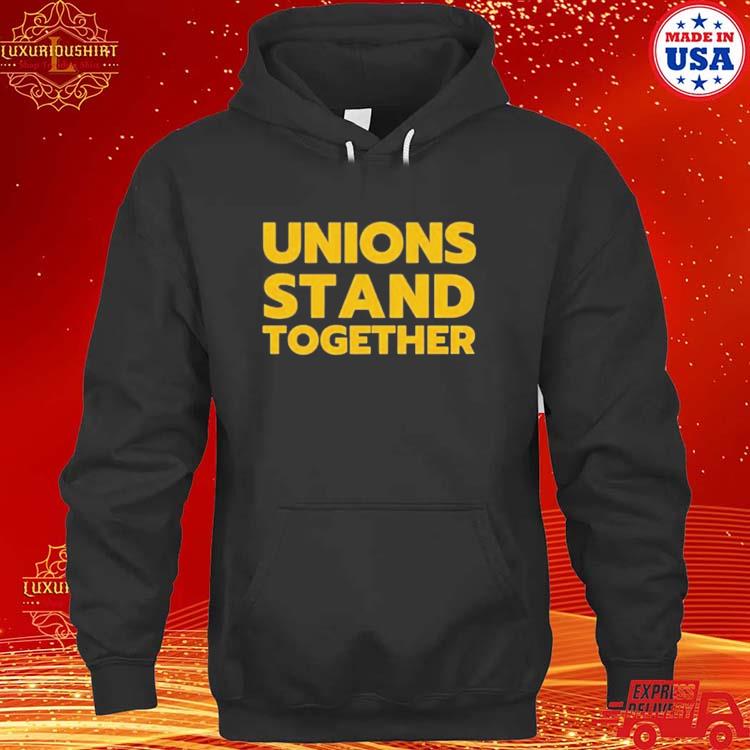 Official I'm With SAG AFTRA On Strike Unions Stand Together Shirt hoodie