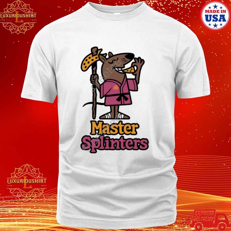 Official Master Splinters Pizza Tmnt Ninja Turtles Shirt