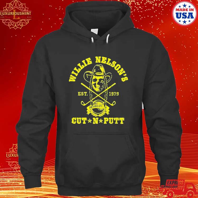 Willie Nelson Cut-N-Putt Skull 2023 Shirt hoodie