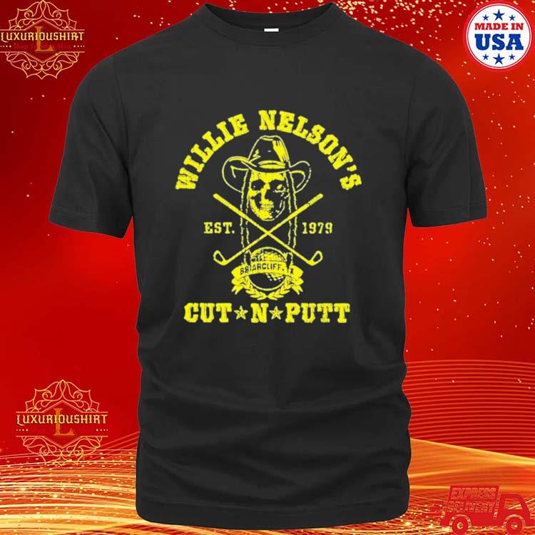 Willie Nelson Cut-N-Putt Skull 2023 Shirt