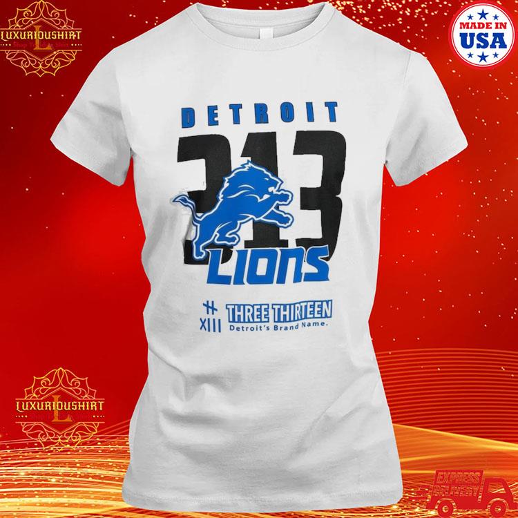 2023 Detroit Lions Three Thirteen Area Code T-shirt,Sweater, Hoodie, And  Long Sleeved, Ladies, Tank Top