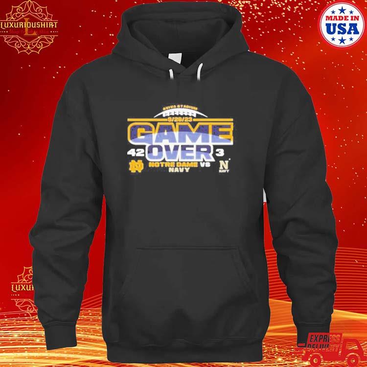 Official Game Over Notre Dame Vs Navy 8.26.23 Shirt hoodie