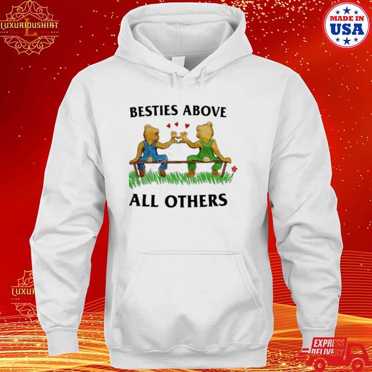 Official Jmcgg Besties Above All Others Shirt hoodie