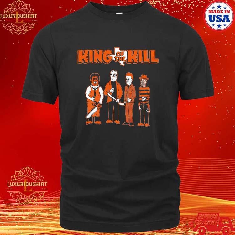 Official King Of The Kill Horror Characters Movies T-shirt