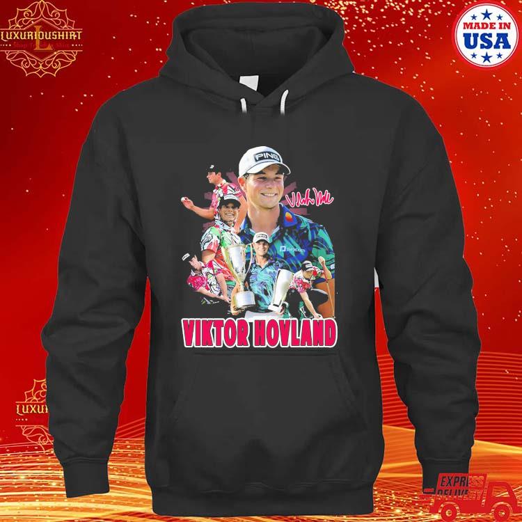 Official Limited Edition 2023 Viktor Hovland Signature Shirt hoodie