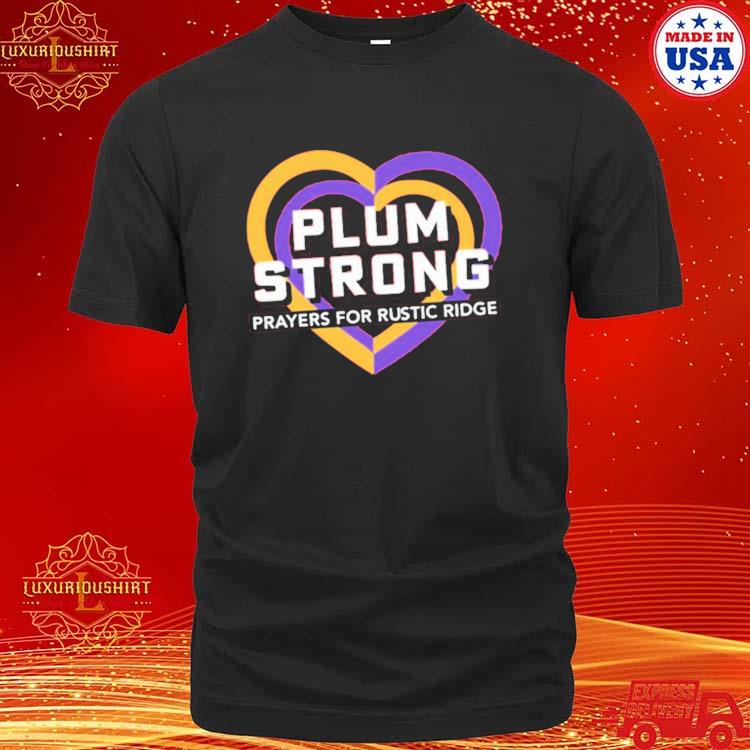 Official Plum Strong Players For Rustic Ridge T-Shirt