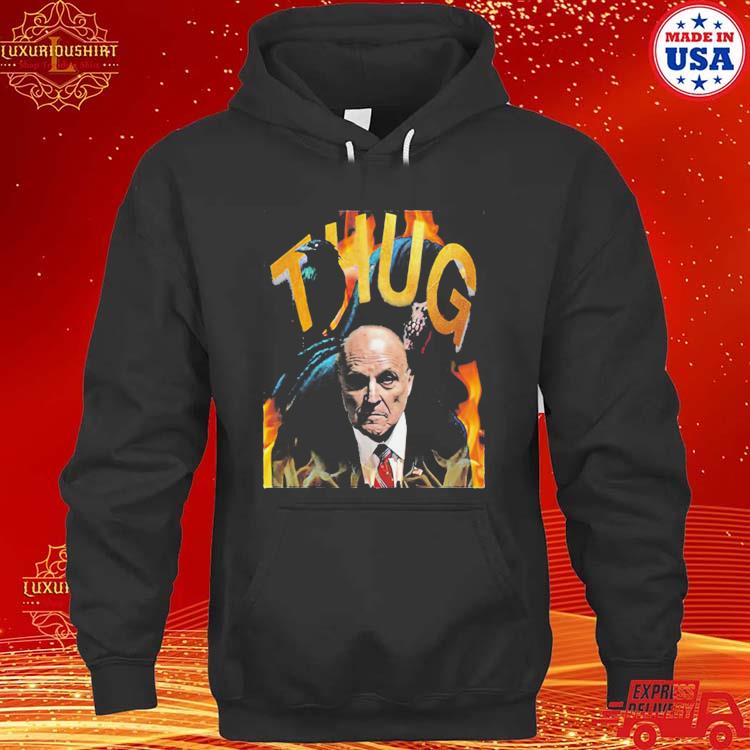 Official Rudy Giuliani Mugshot Thug T-Shirt hoodie