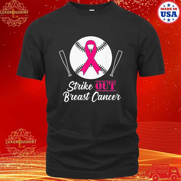 Official Strike Out Breast Cancer T-Shirt