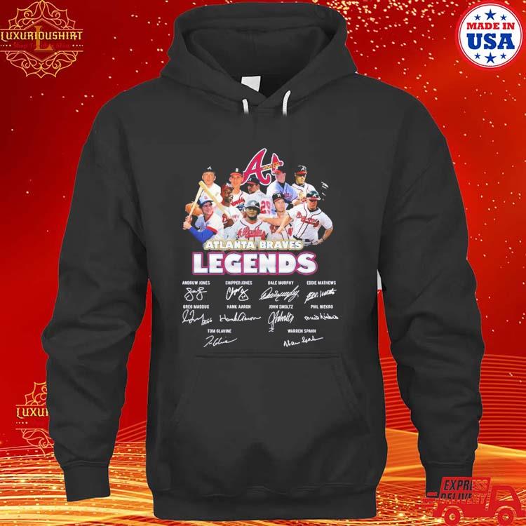 Official atlanta braves legends signatures T-shirt, hoodie