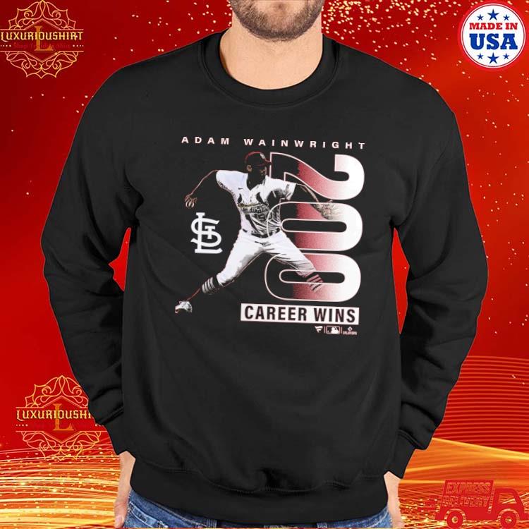 Official Adam Wainwright 200th Wins Shirt, hoodie, sweater and long sleeve