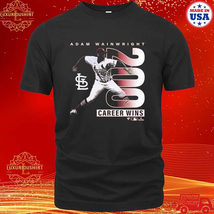 Men's St. Louis Cardinals Adam Wainwright Fanatics Branded Red 200th Career  Win T-Shirt