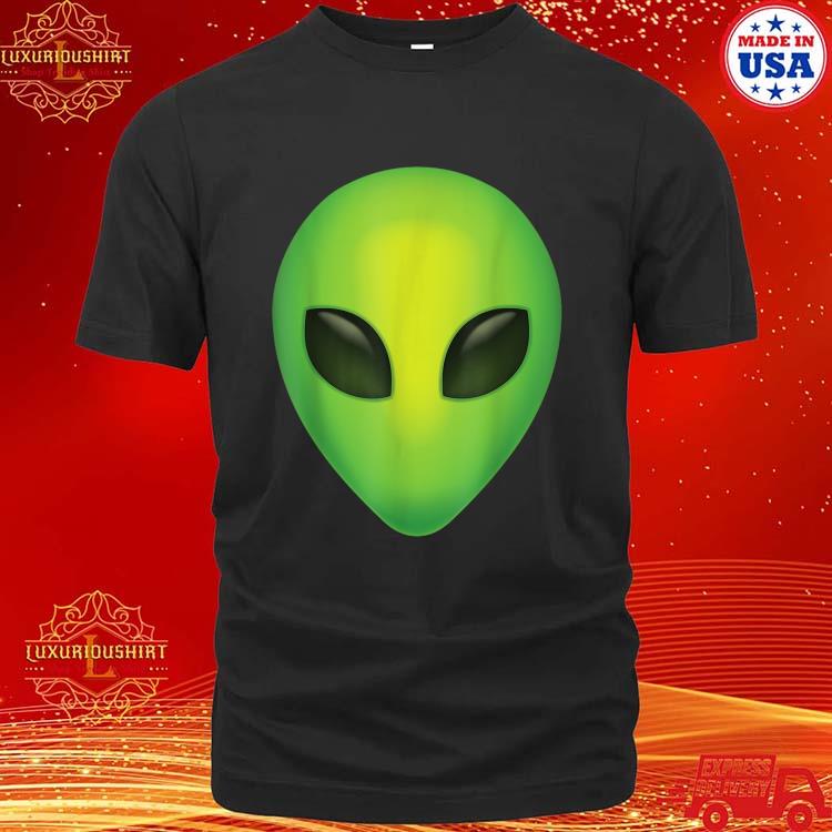 Official Alien Head Colorful Alien T-shirt