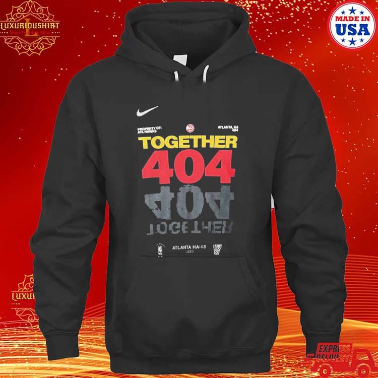 Official Atlanta Hawks Player Nike Together 404 2023 Nba Playoffs T-s hoodie