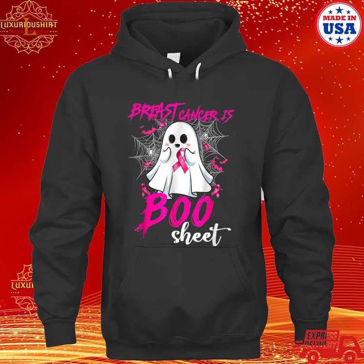 Official Breast Cancer Is Boo Sheet Halloween Breast Cancer Awareness T-s hoodie