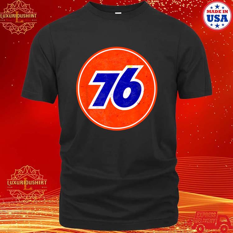 Official Gas Station Union 76 Motor Oil Car Bikes Garage T-Shirt