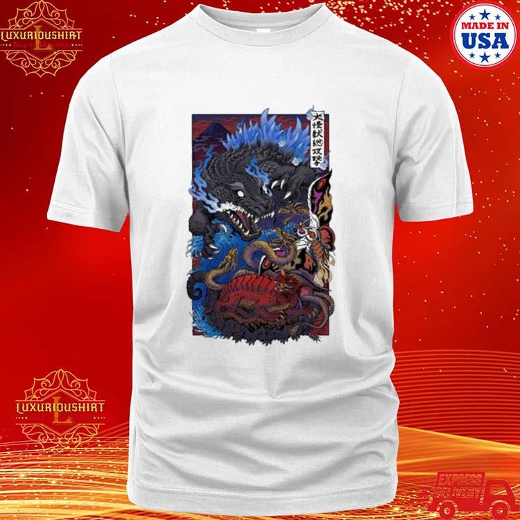 Official Godzilla Mothra And King Ghidorah Millennium Era Shirt, hoodie ...