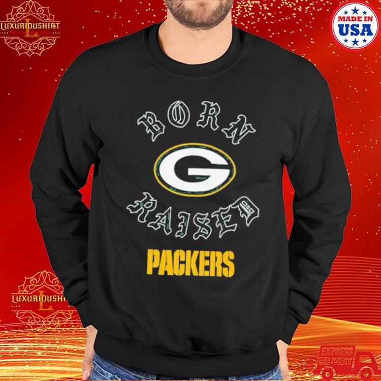 Official Green Bay Packers Born X Raised Shirt, hoodie, sweater