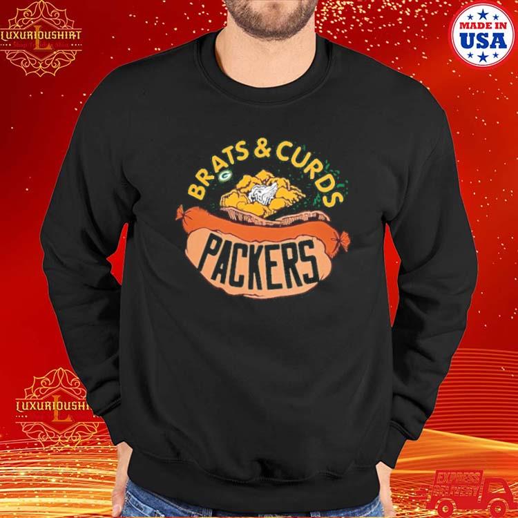 NFL Brats & Curds Flavortown Green Bay Packers Shirt, hoodie