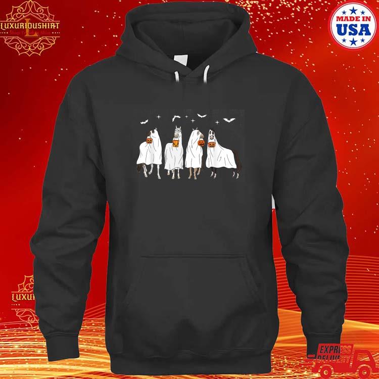 Official Halloween Horse Ghost T-s hoodie