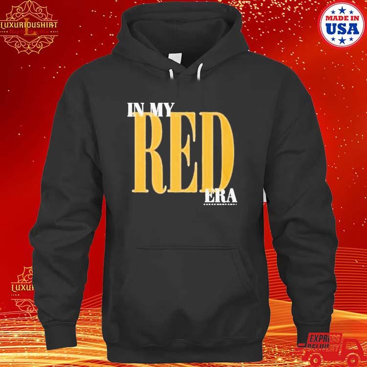 Official In My Red Era Charlie Hustle Clothing Co T-s hoodie