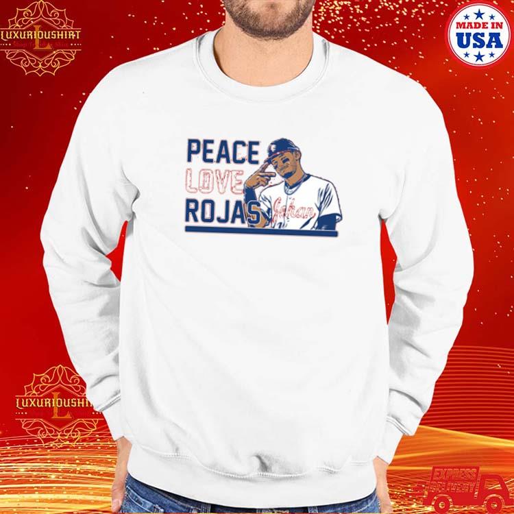 Original johan Rojas Peace Love Rojas Shirt, hoodie, sweater, long