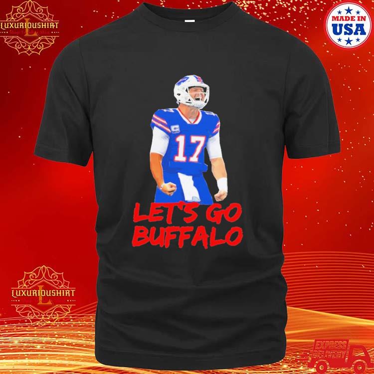 Josh Allen let's go Buffalo Bills shirt - Guineashirt Premium ™ LLC