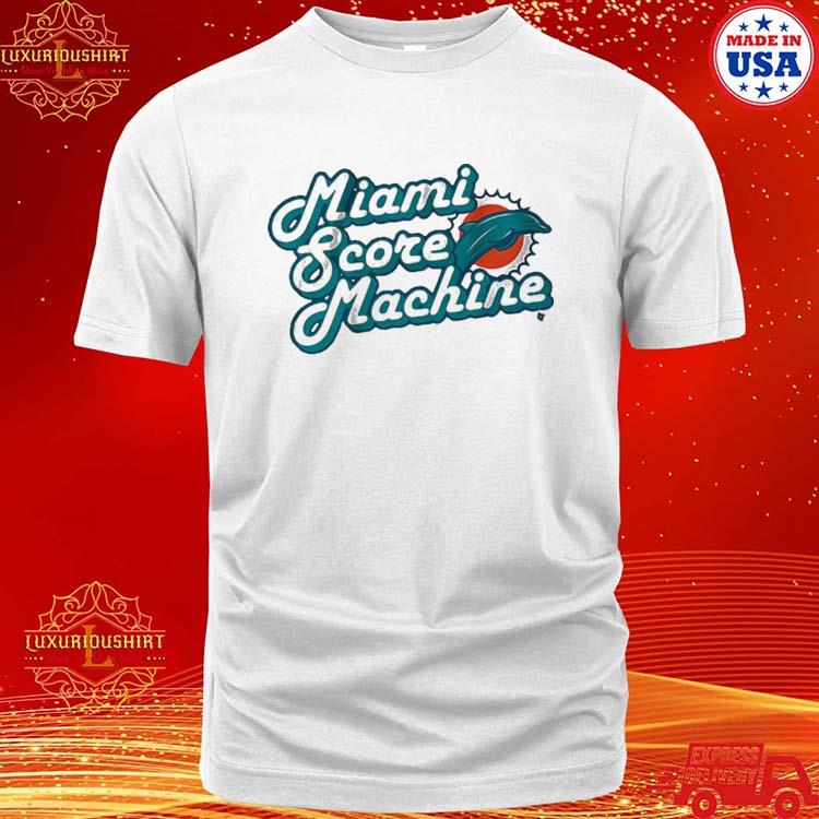 Miami Dolphins Score Machine T-Shirt - Binteez