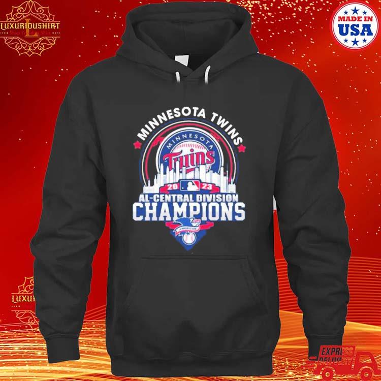 Skyline Twins 2023 AL Central Division Champions Minnesota Twins shirt,  hoodie, sweater, long sleeve and tank top