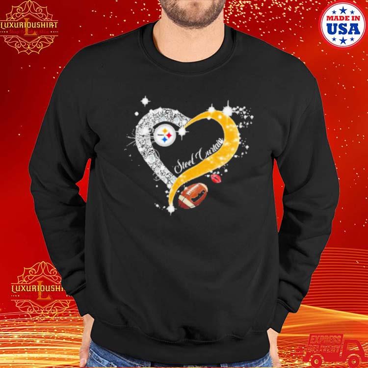 Pittsburgh Steelers Girl Heart Diamond T Shirt Trend T Shirt Store Online