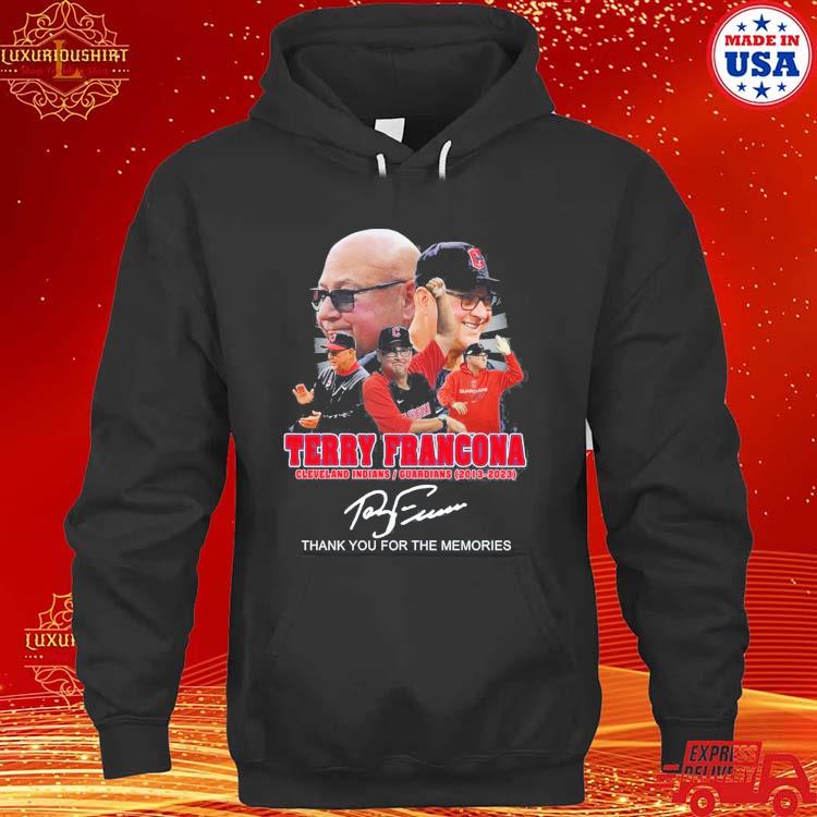 Terry Francona Cleveland Indians Guardians 2013 – 2023 Thank You For The  Memories T-shirt - Shibtee Clothing