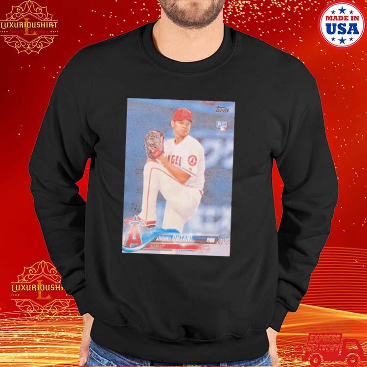 Official Topps Baseball Shohei Ohtani Angels Shirts Hoodie Tank