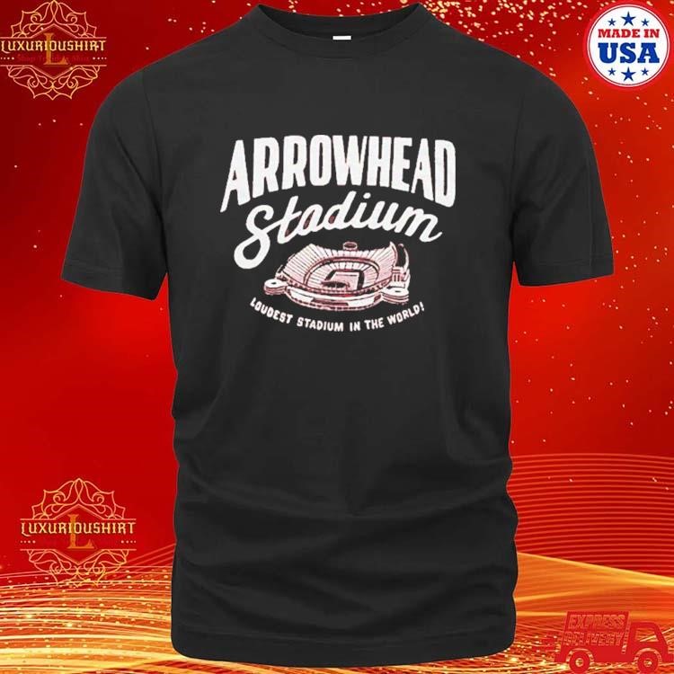 Arrowhead Loudest Stadium Red T-Shirt