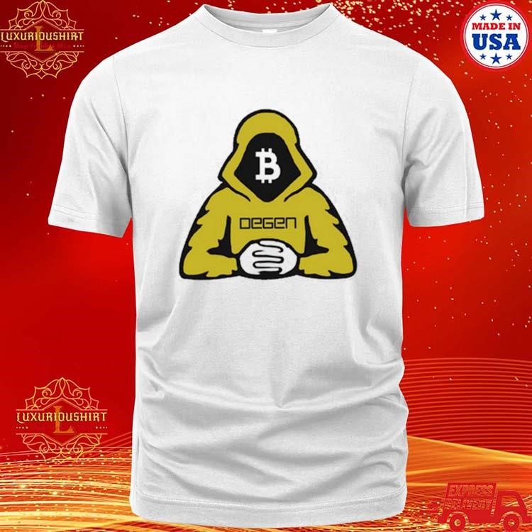 Official Btc Degen Man Shirt