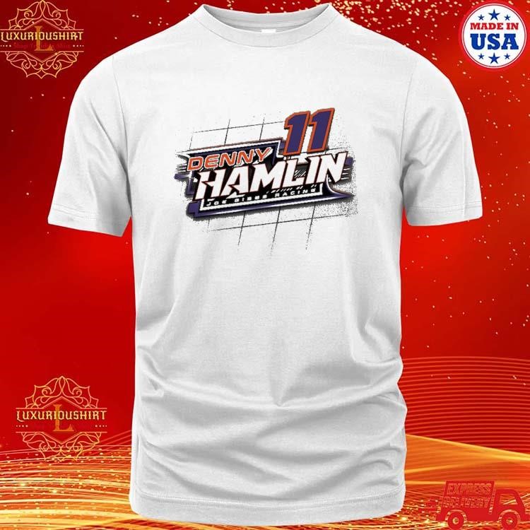 Official Denny Hamlin Joe Gibbs Racing Team Collection 2024 Schedule Shirt