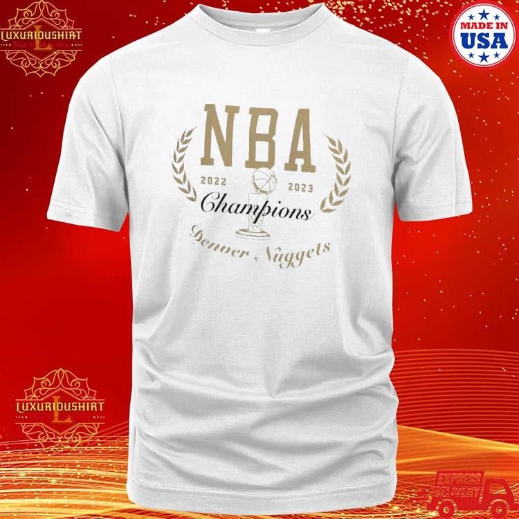 Official Denver Nuggets Nike 2023 Nba Finals Champions Ring Ceremony Shirt