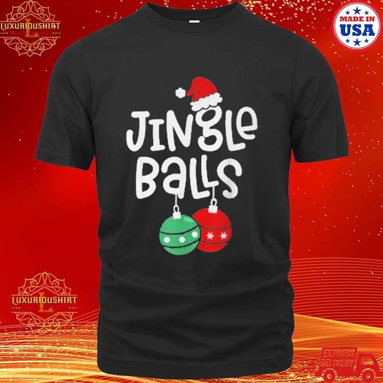Official Jingle Balls Tinsel Tits Funny Matching Couple Chestnuts T-shirt