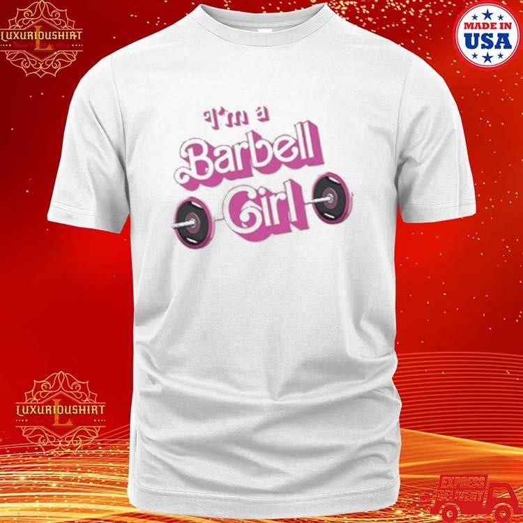 Official Papa Swolio I’m A Barbell Girl Shirt