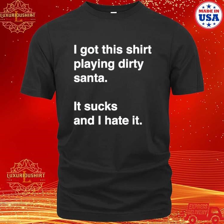 Official Sarcastic Dirty Santa Idea T-Shirt