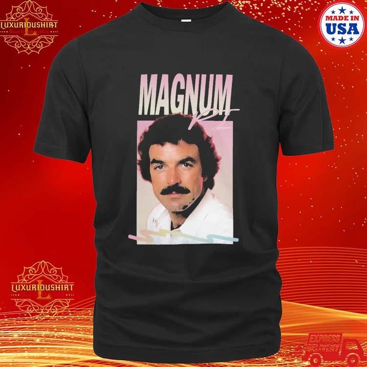 Official Tom Selleck Classic Images Magnum Signature T-shirt