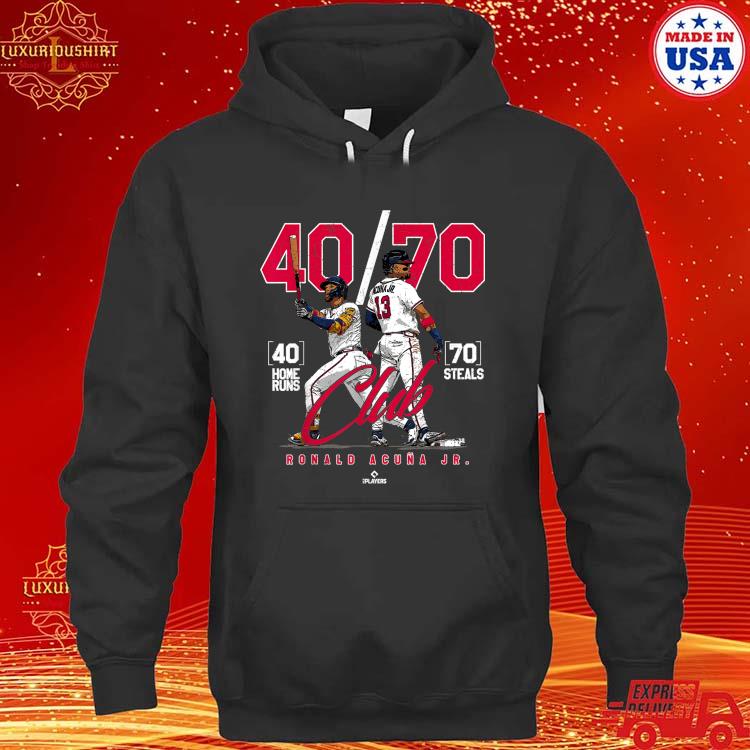 Ronald Acuña Jr: 40/70 Shirt, Atlanta - MLBPA Licensed - BreakingT