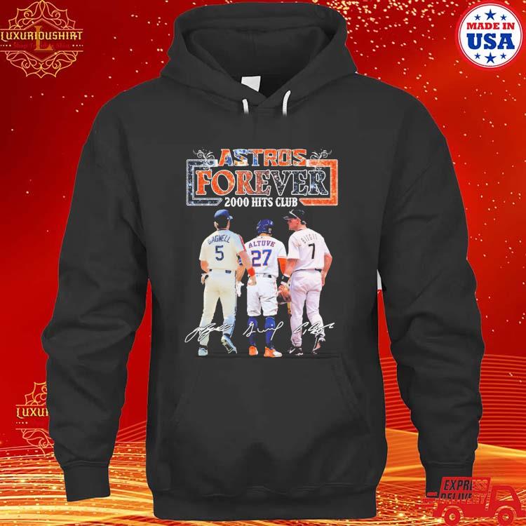 Houston Astros Jeff Bagwell José Altuve And Craig Biggio Signature 2000  Hits Club T-shirt, hoodie, sweater, long sleeve and tank top