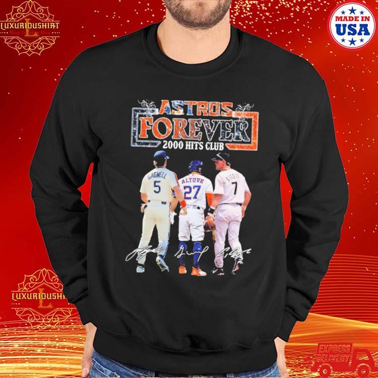 Official 2,000-hit club, Jose Altuve shirt, hoodie, sweater, long sleeve  and tank top